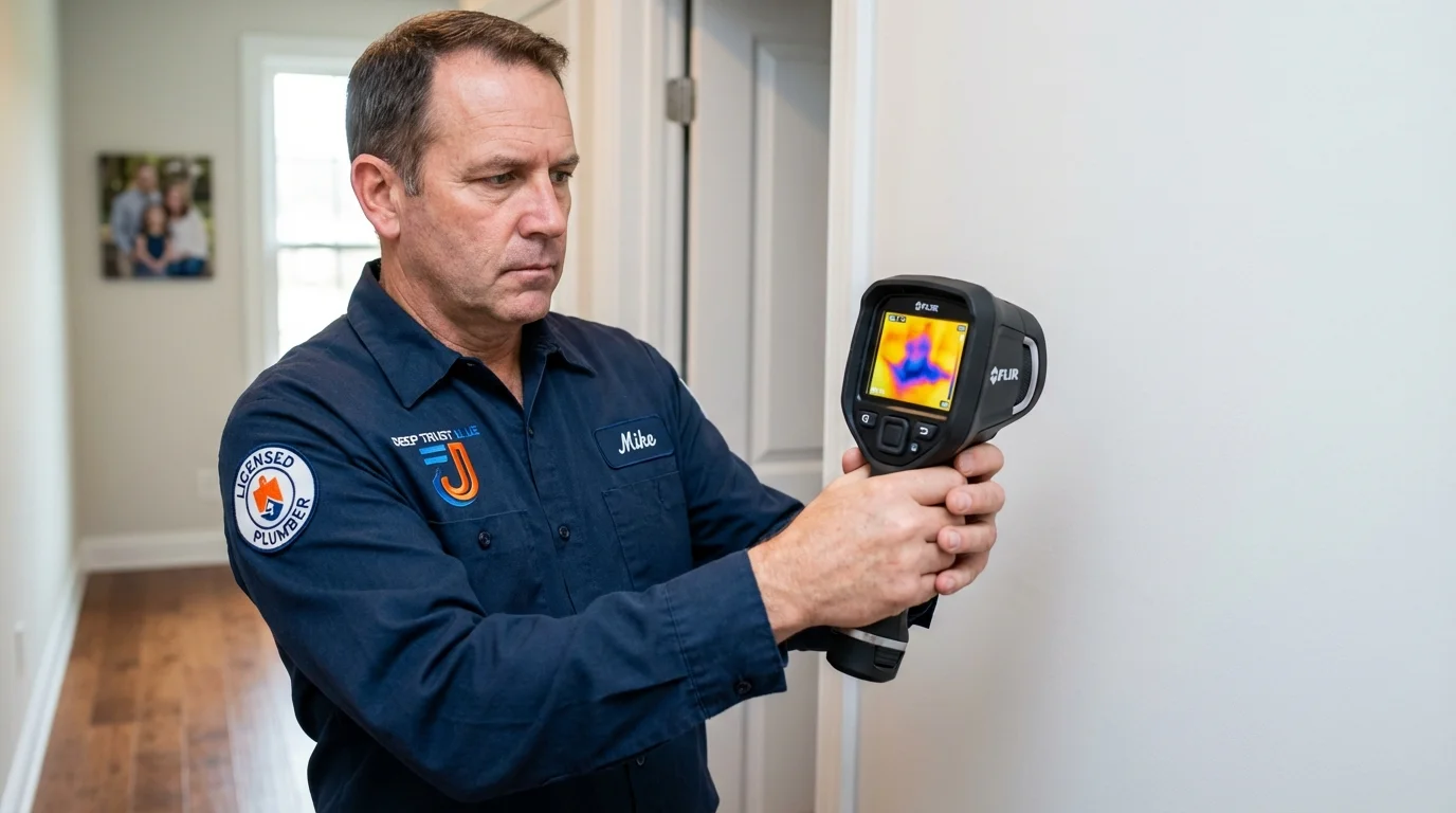 Thermal imaging leak detection by Johns Plumbing LLC in Spring